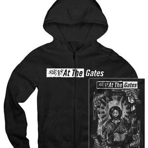 Medium Zip Front Hoodie: At The Gates - - Picture 1 of 3